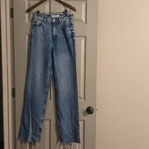 Zara 90’s Full Length Medium Wash Jeans